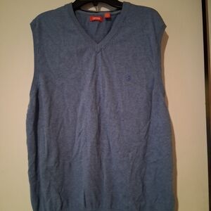 IZOD Men's Blue Sweater Vest